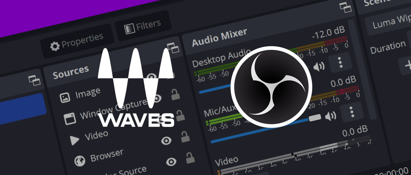 给直播玩家的礼物：Waves 插件现与 OBS Studio 兼容